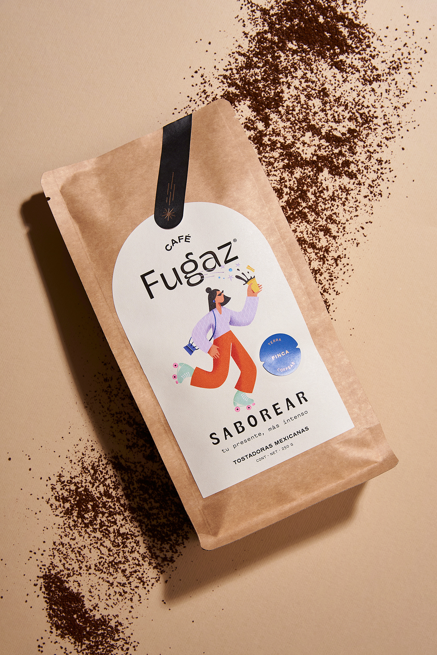 brand identity branding  cafe Coffee colorful Guadalajara mexico Packaging presente specialty