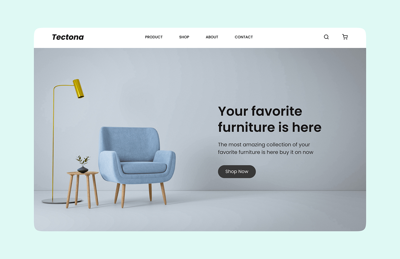 architecture Figma furniture landing page minimal modern simple ui design Web Design  Website