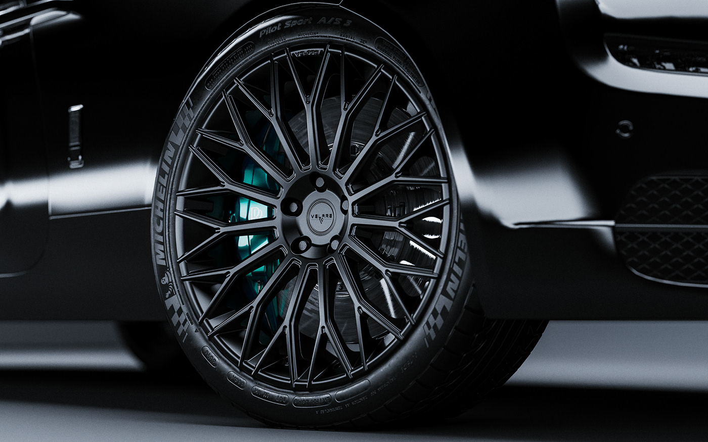 automotive   CGI visualisation wraith Rolls-Royce