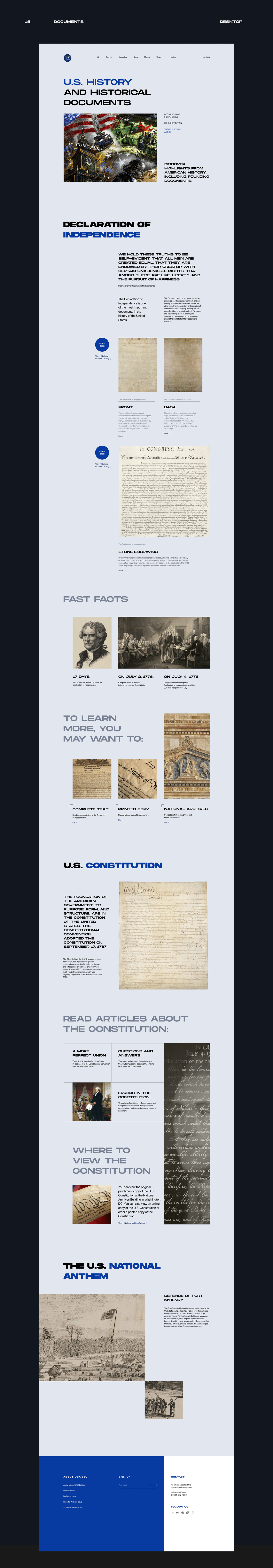 concept Government official redesign united states USA.gov Website