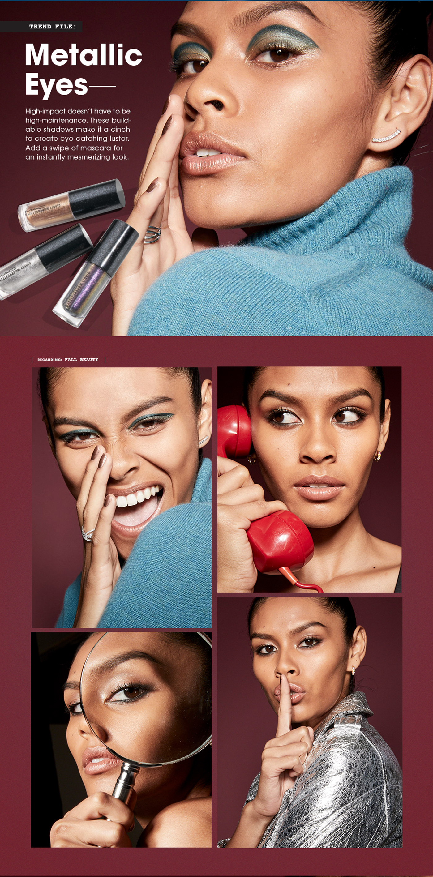 beauty luxury makeup trends cosmetics color Bloomingdales Fun mystery Creative Direction 