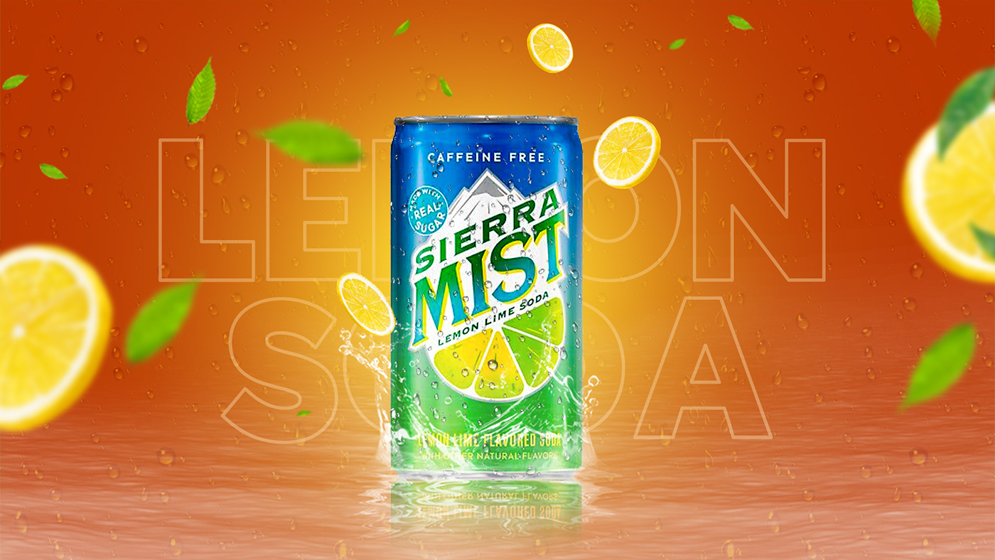 lemon soda soda can soda can design lemon soda Can Design lemons soft drink Can Advertising
