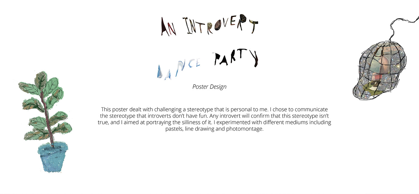 digital illustration ILLUSTRATION  Introvert line drawing Pastels Poster Design Poster Mockup stereotype typography   vector