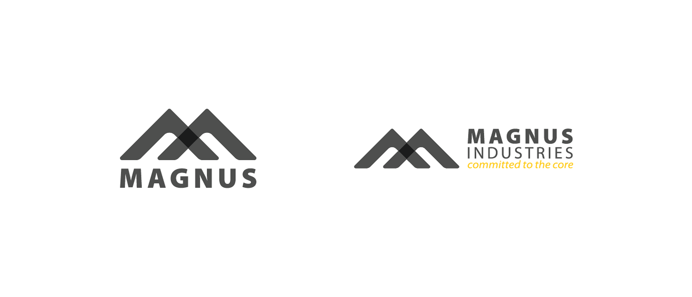 Brand Development brand identity branding  cement graphic design  Logo Design package design  Packaging Stationery magnus