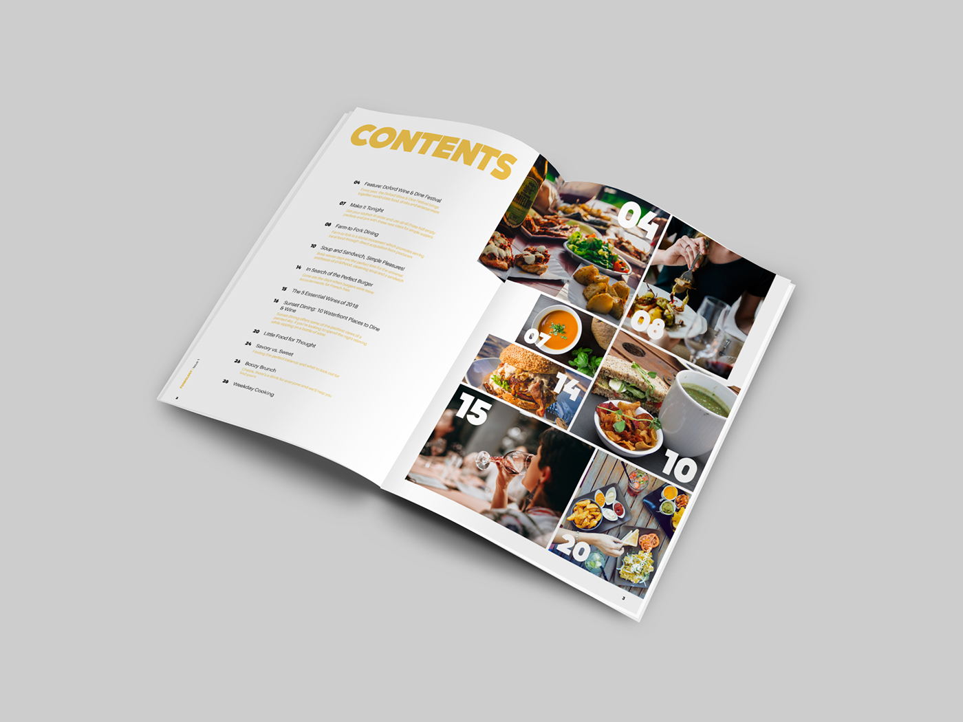 magazine Food  publication publication design Layout Design editorial design 