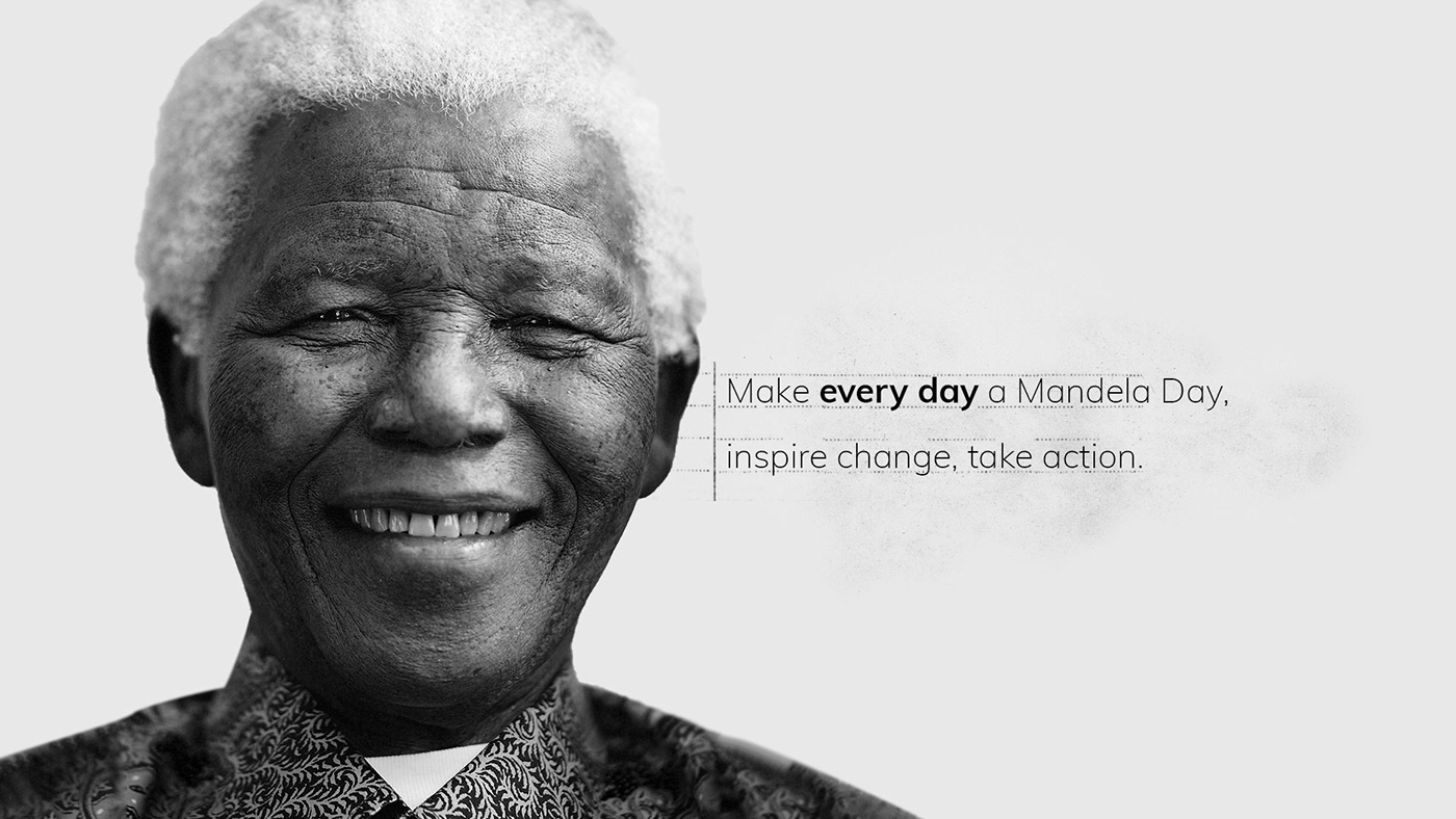 Portrait photo of Nelson Mandela