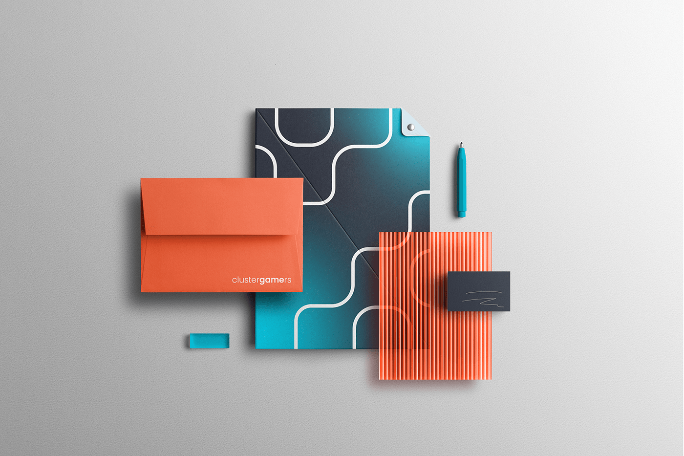 design graphic brend identidade visual marca Technology cluster visual identity