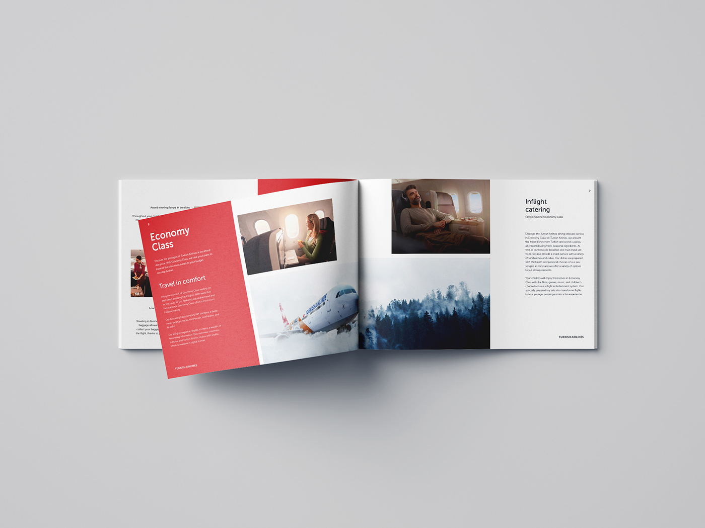 Airlines Booklet brochure Catalogue commercial creative design editorial identy magazine