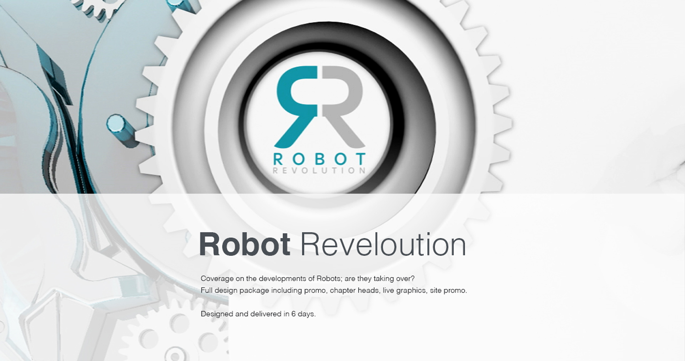 promo robot revolution design Sky News