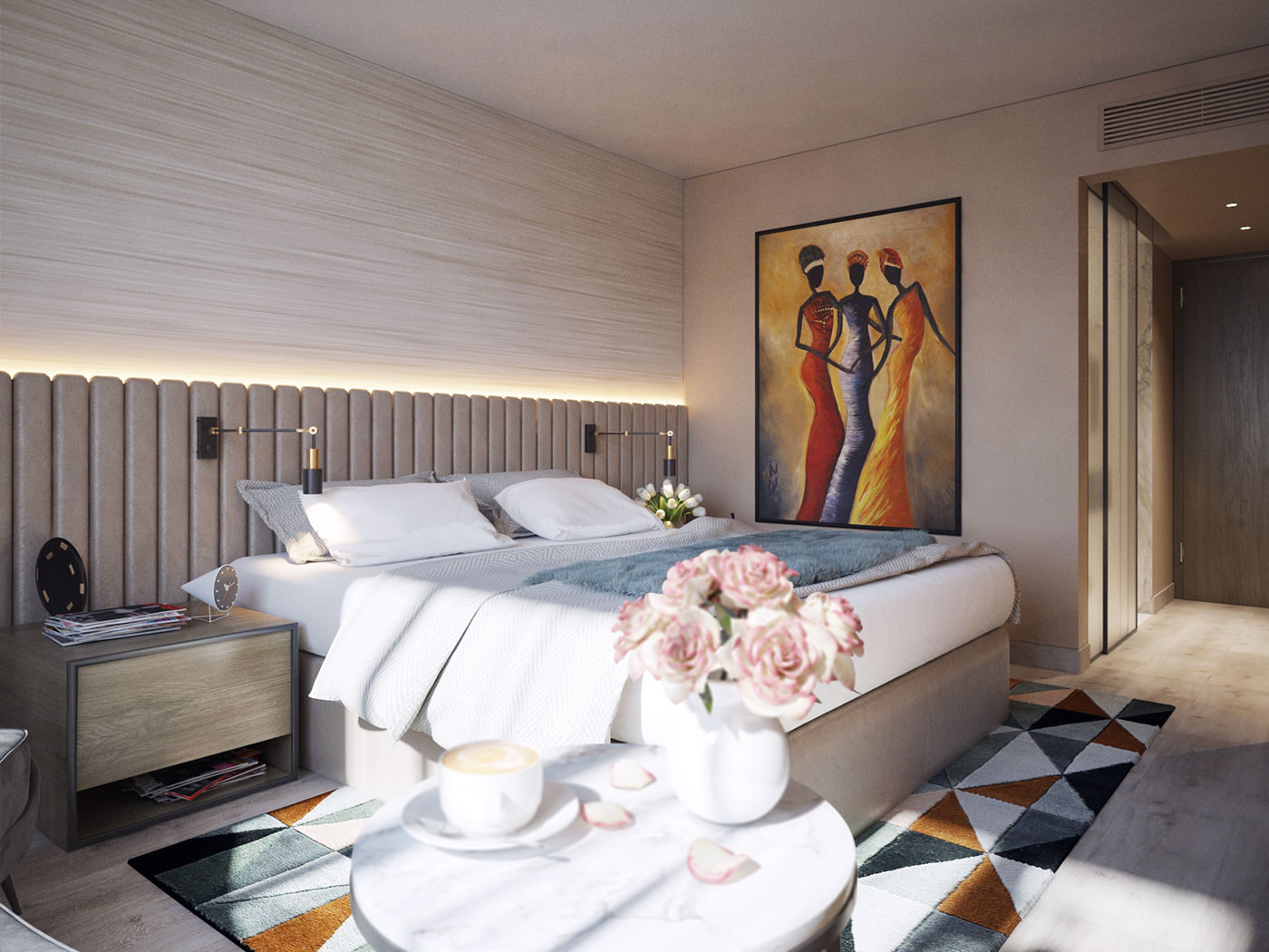 hotel renovation africa sheraton modern contemporary room warm