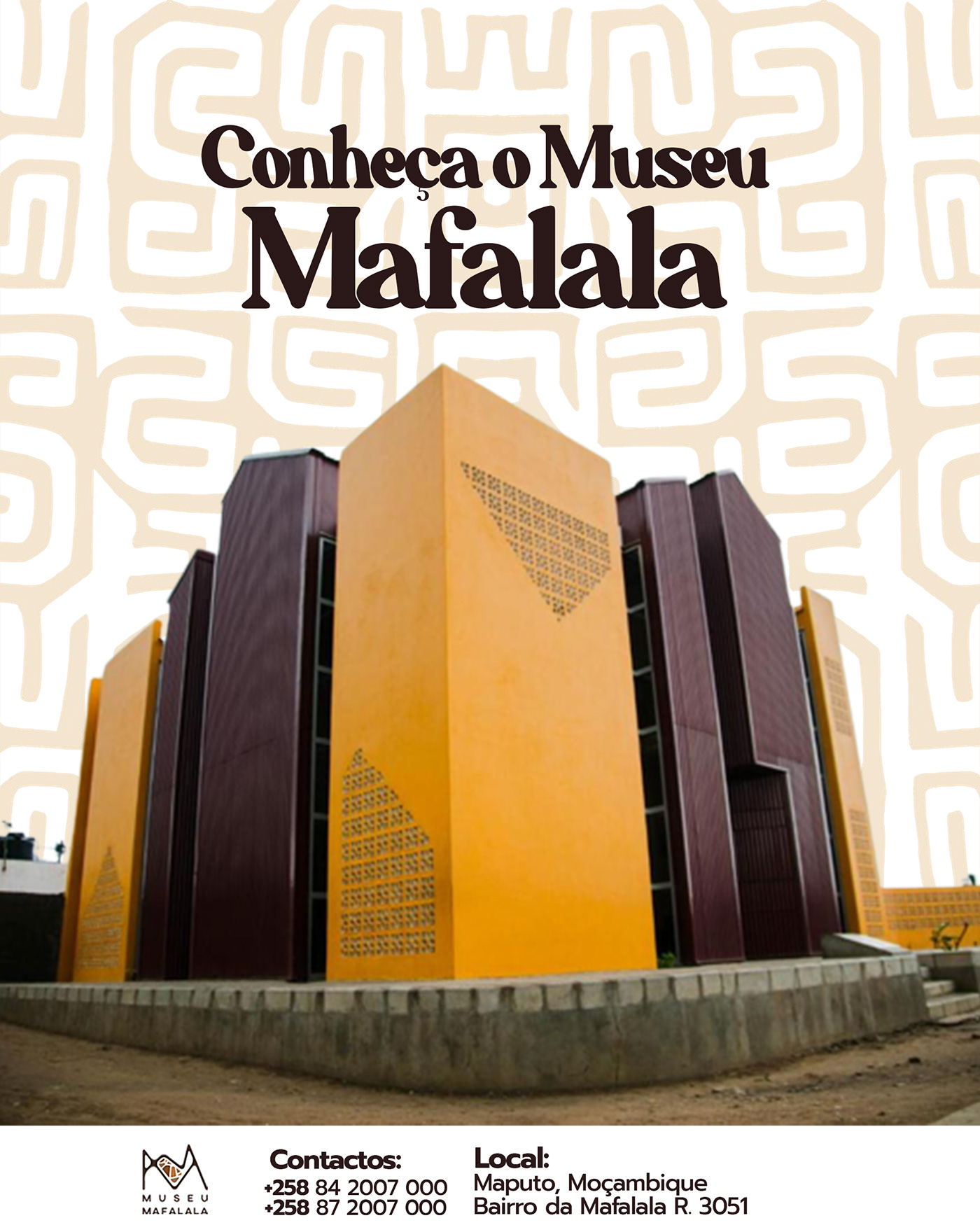 design Social media post visual identity Advertising  mozambique moçambique Museu Mafalala
