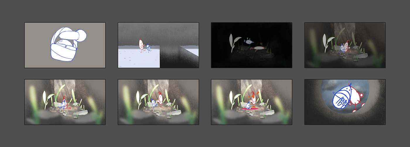 animation 3d blender Render 3D CGI Christmas Holiday celebration friendship cute
