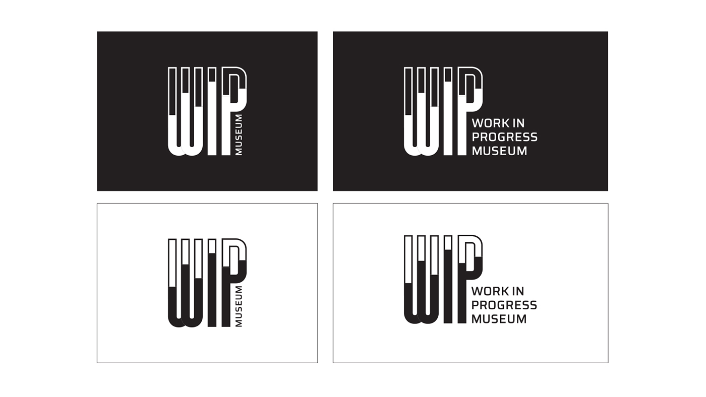 wip museum branding  Grad School studio project vector work in progress process adobeawards