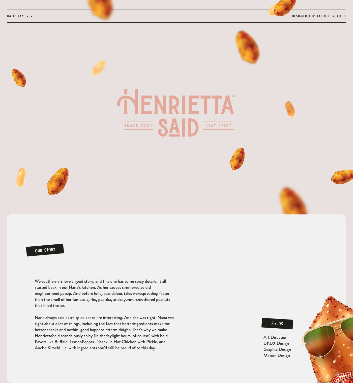 colorful branding  UI ux interactive Website Website Design Food  snack Advertising 