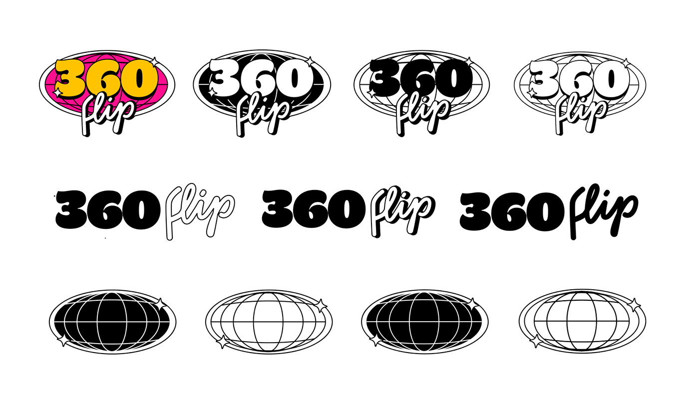 brand identity collage flat design ilustration Logo Design Logotype podcast sticker typography   vintage
