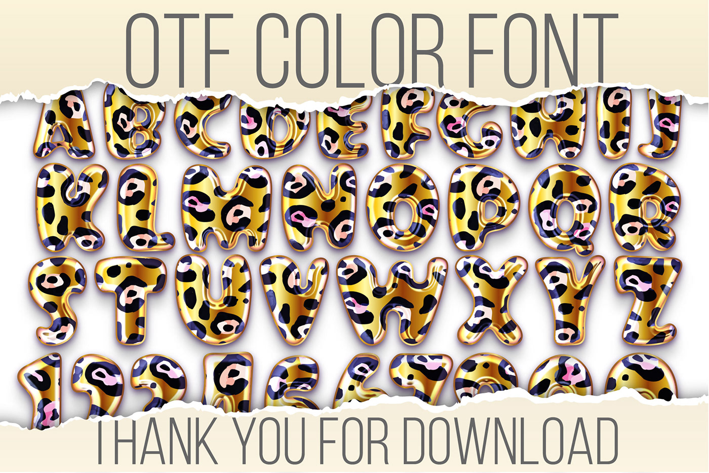 animal skin fonts cute fonts Font Creator kids alphabet kids fonts leopard fonts LOVELY FONT party fonts
