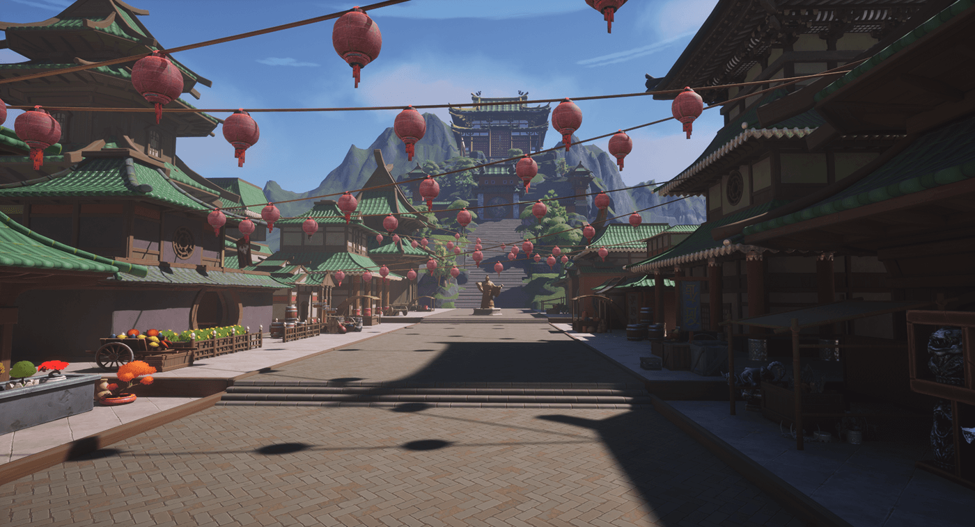 village temple kung fu panda Unreal Engine 3D Level Design game environment fantasy Magic  