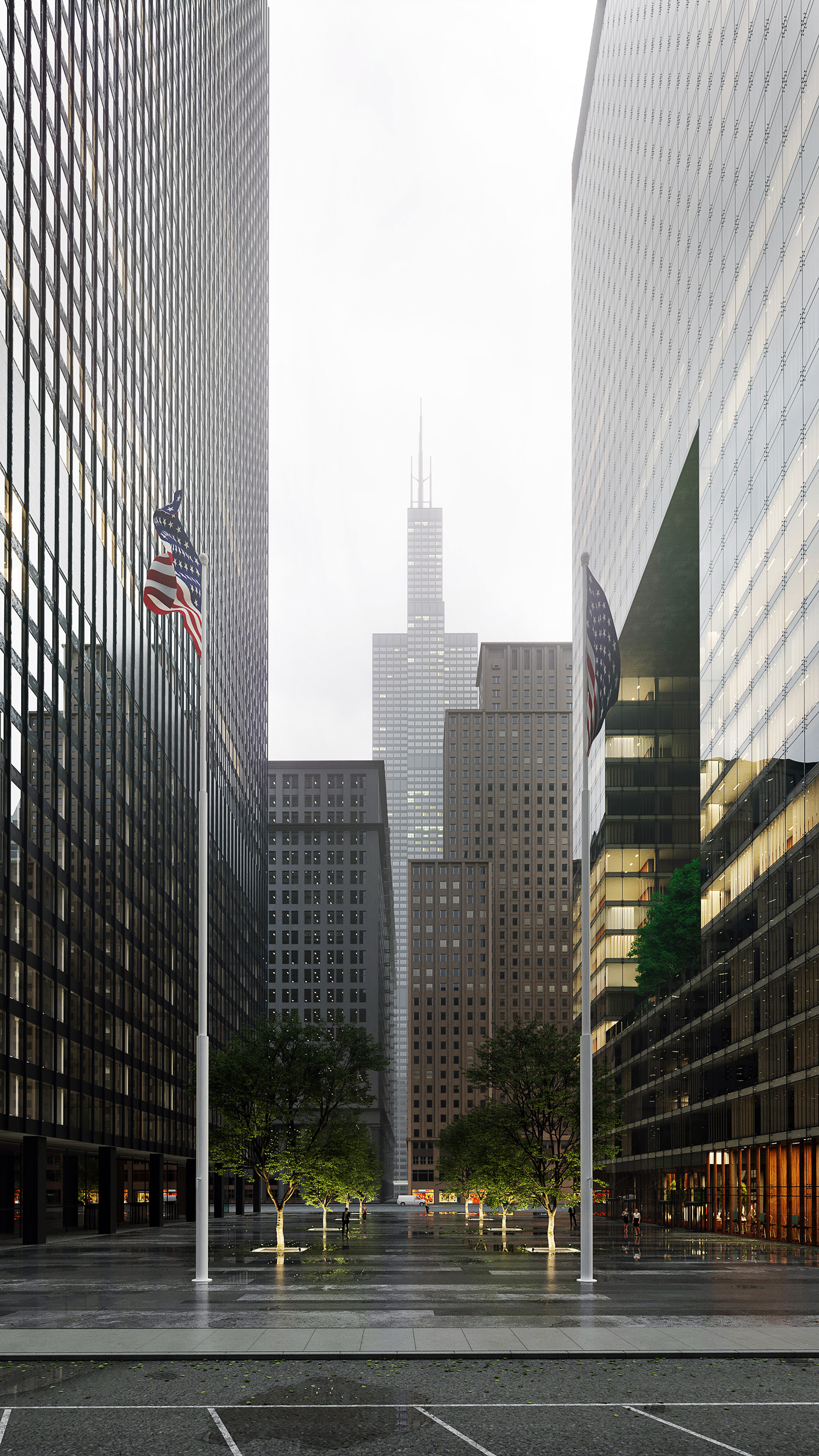 architecture visuals 3D ArchVisual CGI CGart architecturalvisualisation Render chicago usa