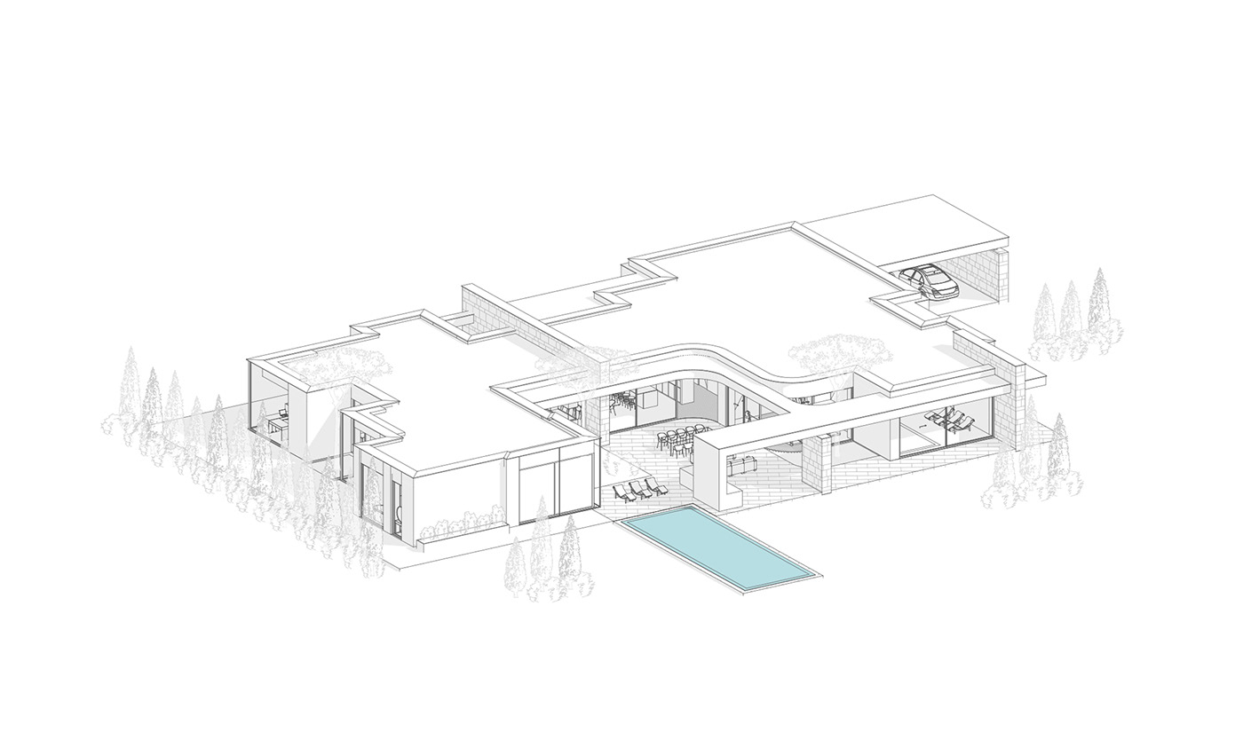 architecture house design Project Villa modern Render exterior visualization