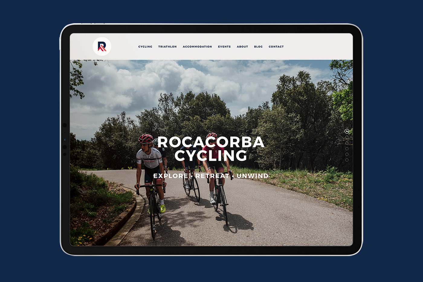 Cycling girona banyoles mountains brand guidelines brand identity squarespace Website Design