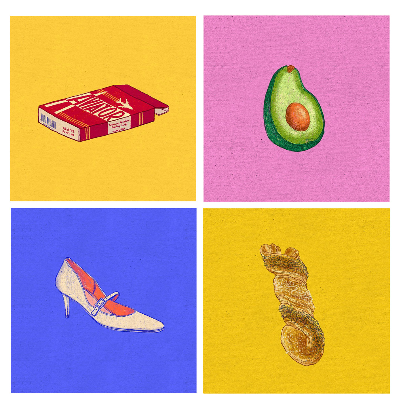 daily dailies doodles ILLUSTRATION  products Food  dessert avocado buildings