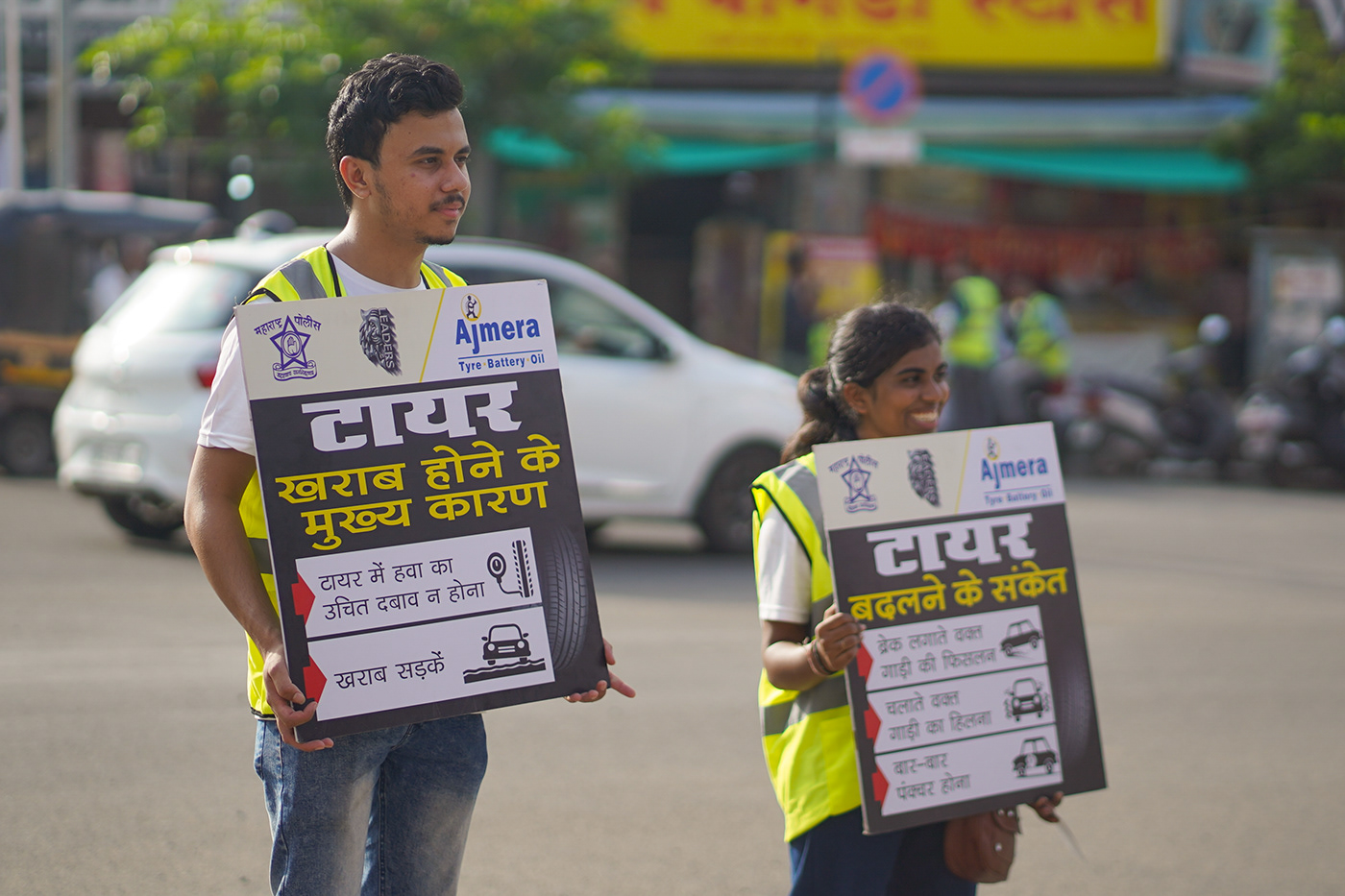 Photography  awareness social road safety campaign