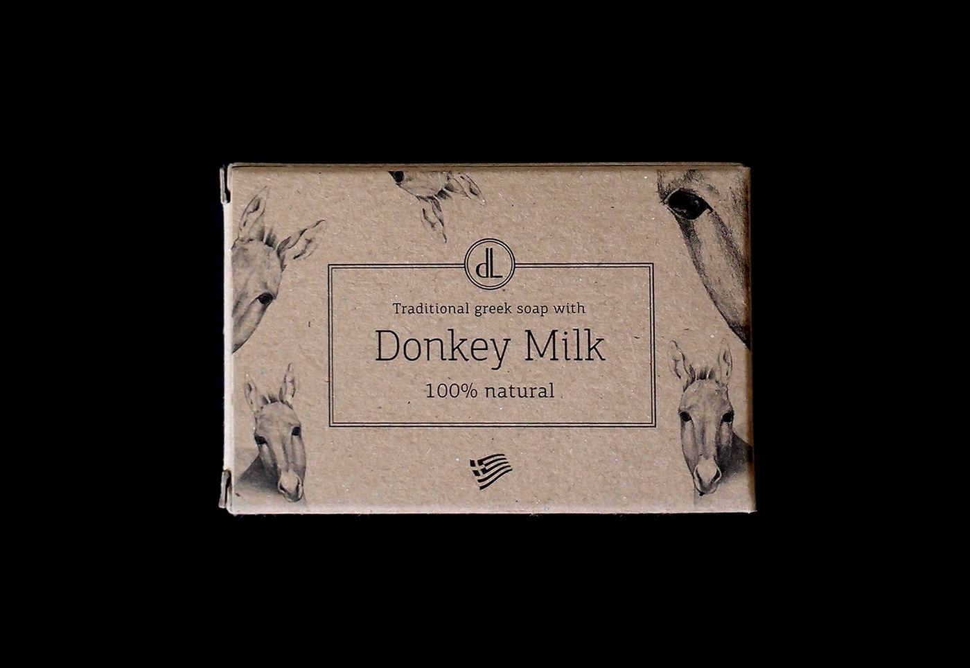 tradional greek soap donkey milk eco eco-paper