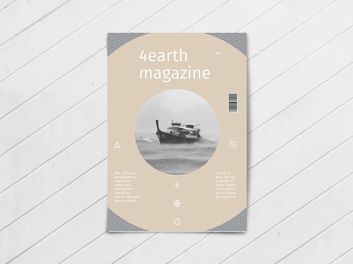 mag magazine brochure print InDesign Layout template