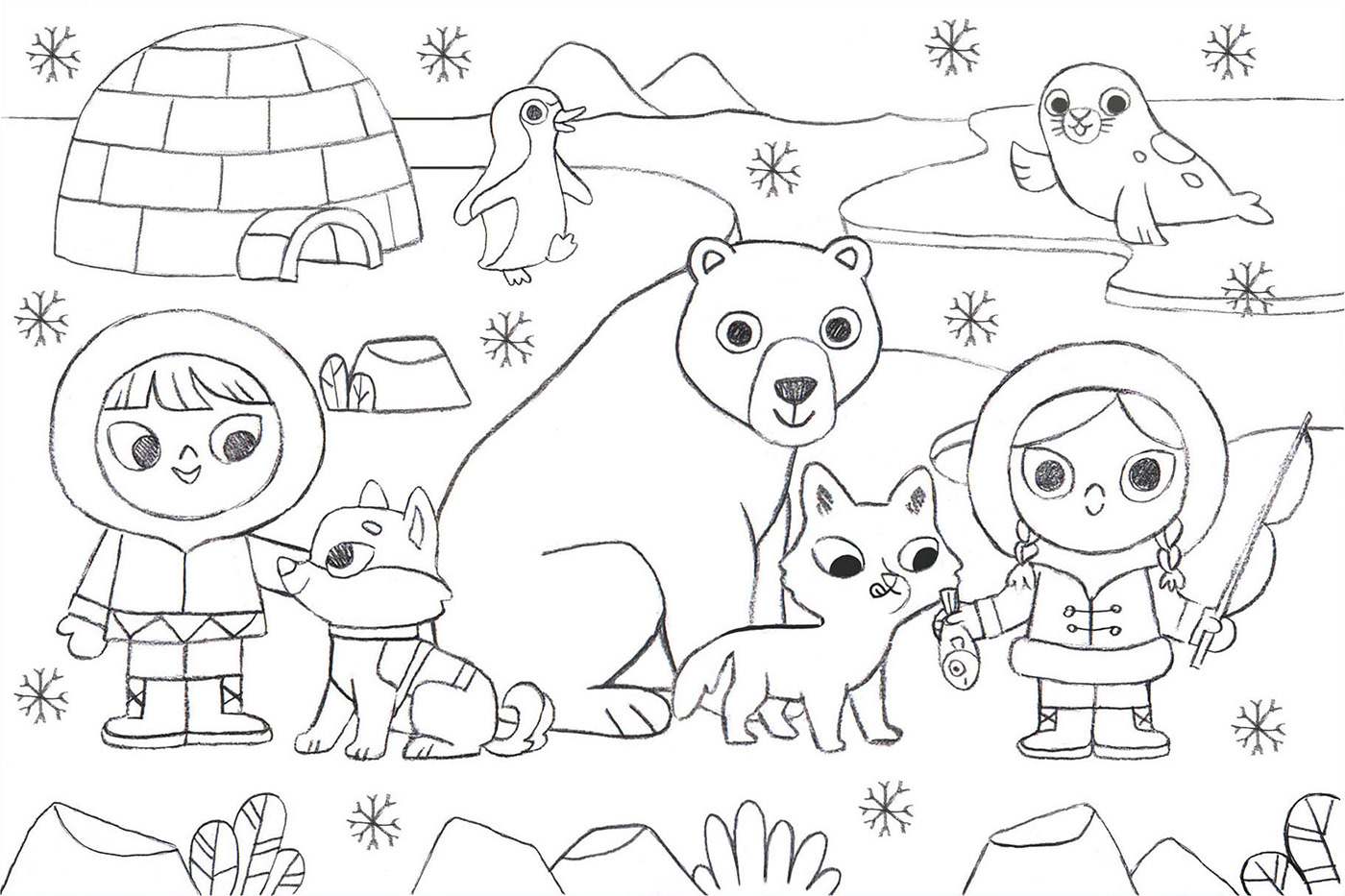 toy design  children illustration puzzles auzou kids toys toys Arctic jungle