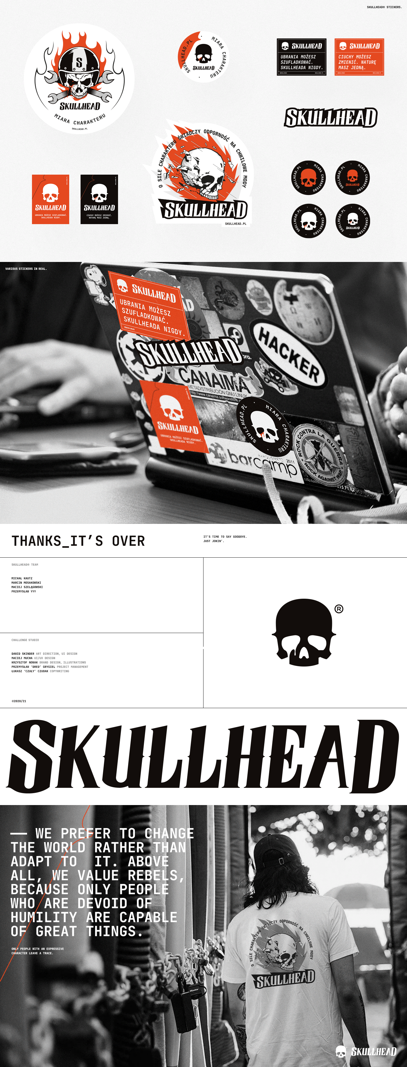 branding  challenge challenge studio clothes fashion brand online store Pitbull skullhead Thor Steinar UX design