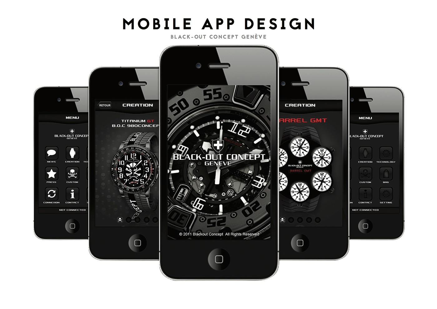 adrien van doornik app mobile design montre Watches watch luxe luxury