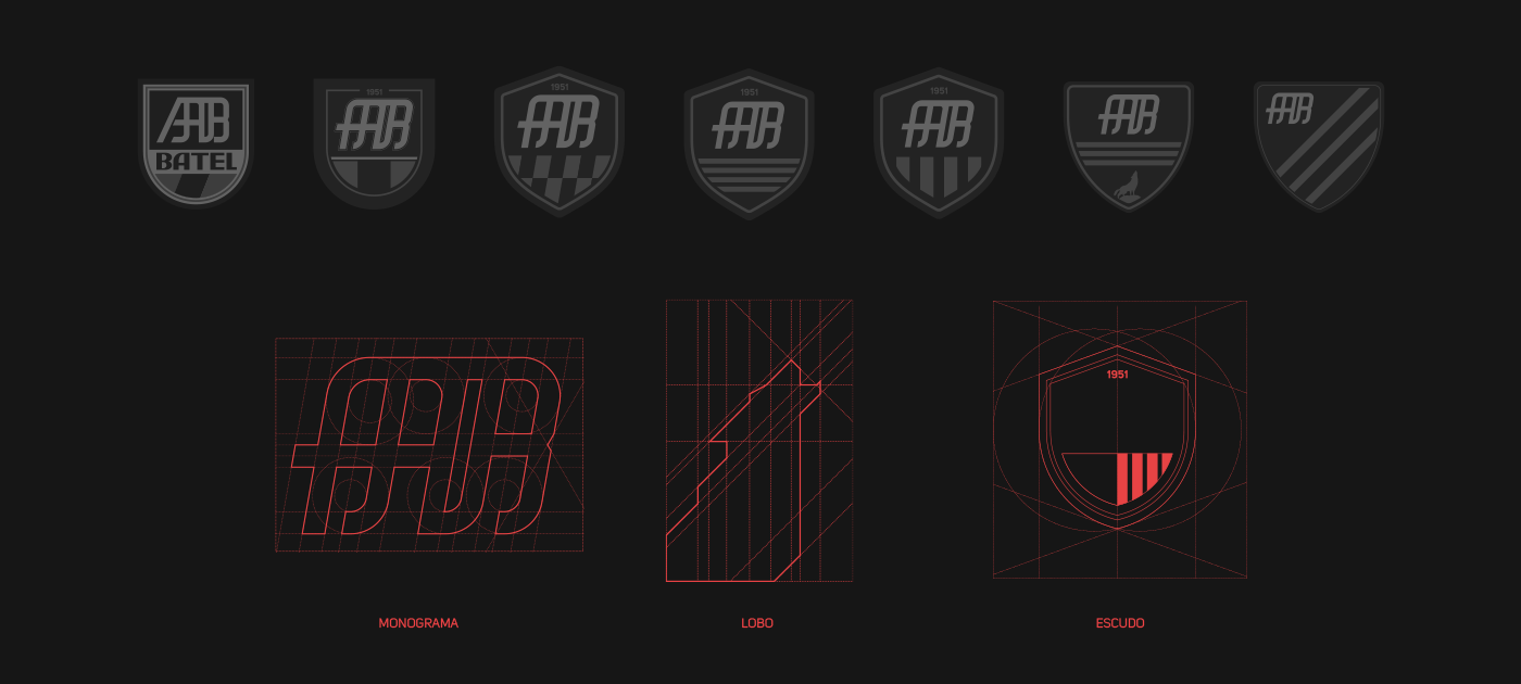 batel futebol soccer sport team redesign brand identidade visual logo visual identity