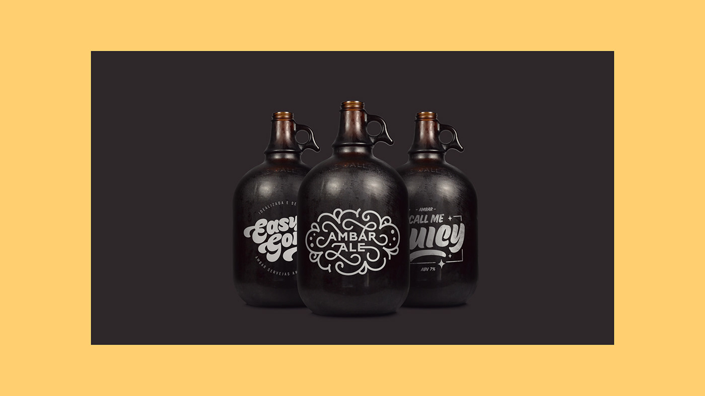 beer Label Custom font type logo lettering Script craft