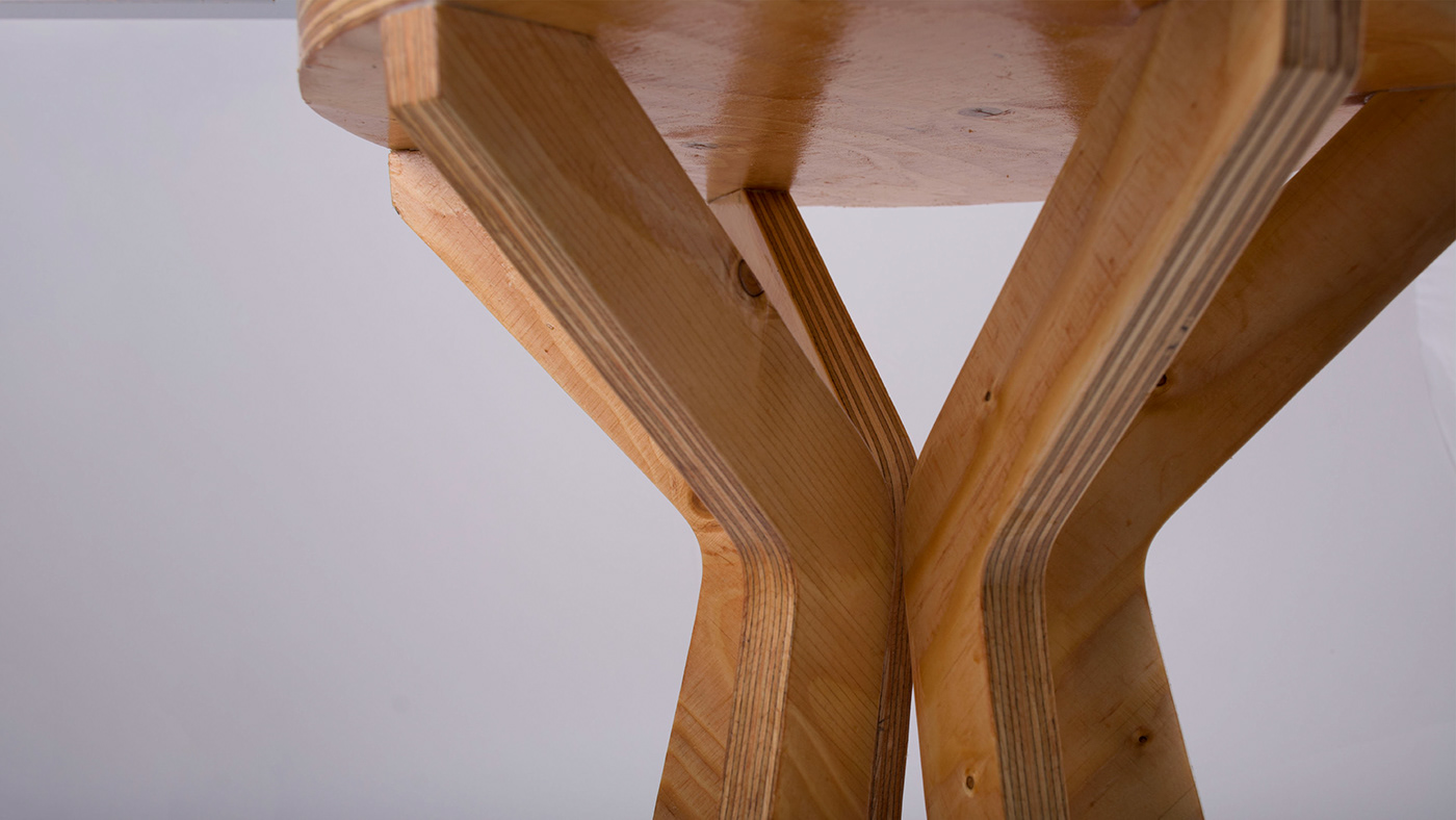 furniture wood stool product design  industrial design  Prototyping stockholm funiture fair