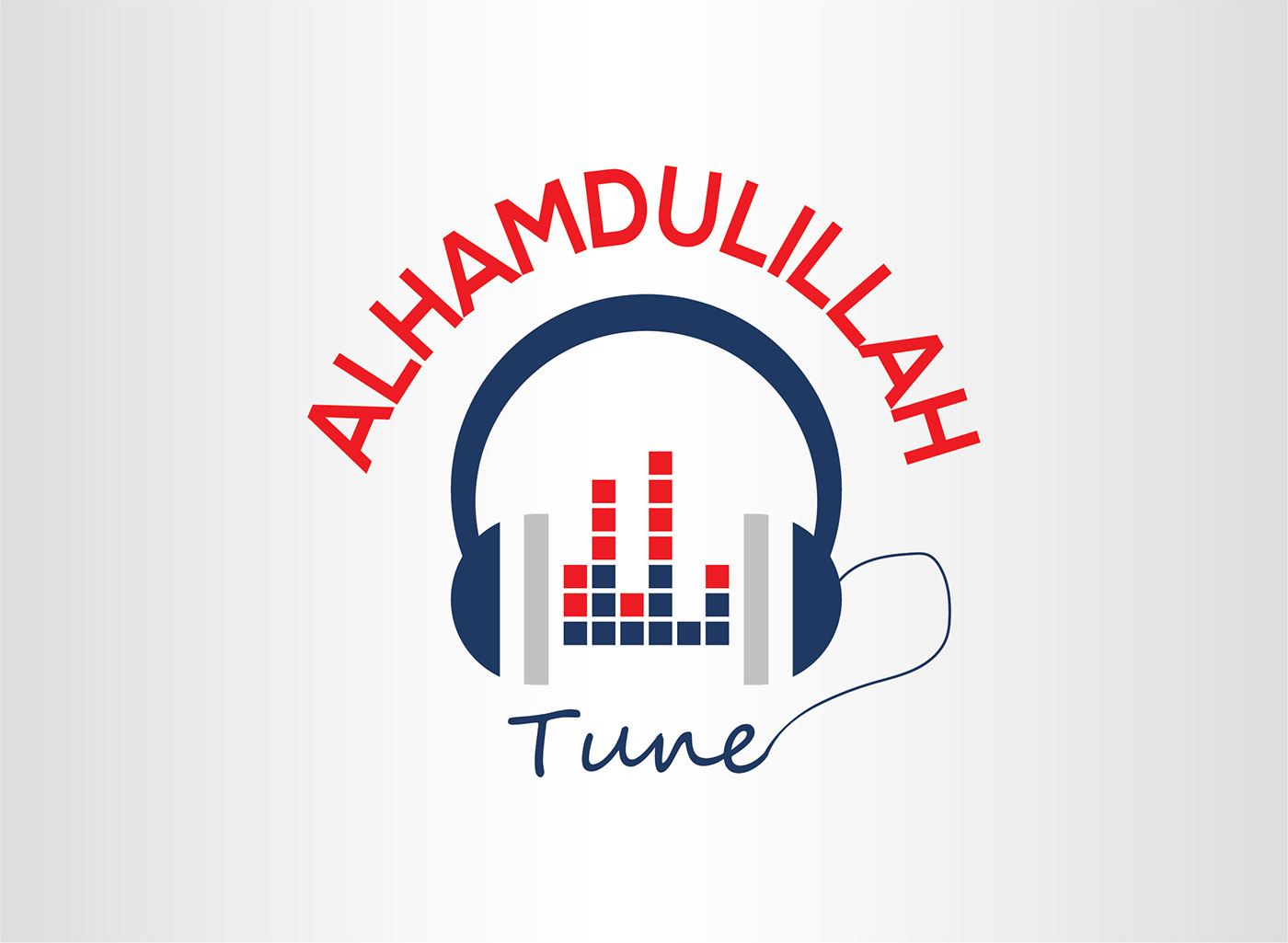 alhamdulillah tune channel logo Creative Logo Design icon design  Islamic Logo Logo Design music logo YouTube Channel Logo