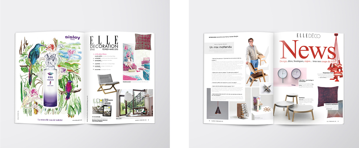 magazine Layout elledecoration decoration design architecture Interior