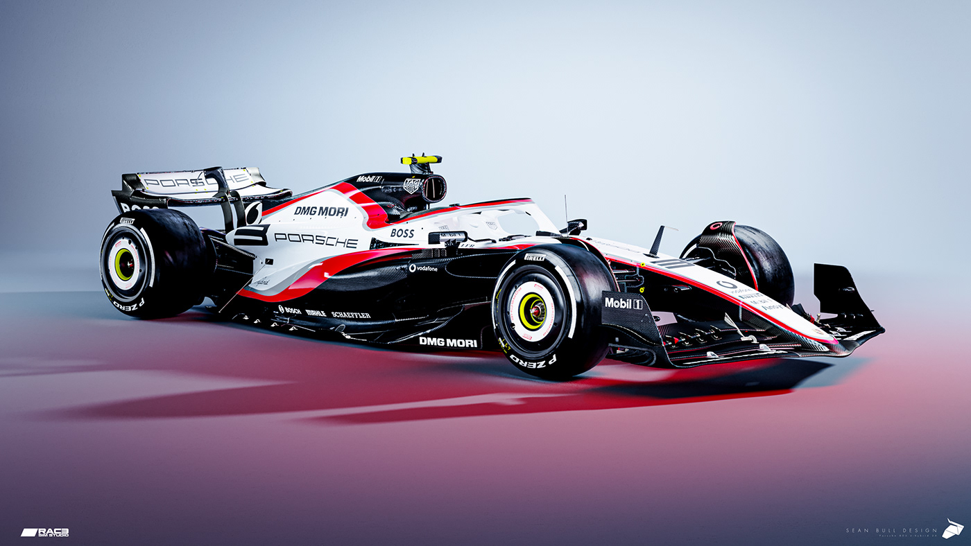 f1 Formula1 Motorsport Racing BMW CGI branding  visualisation redshift c4d