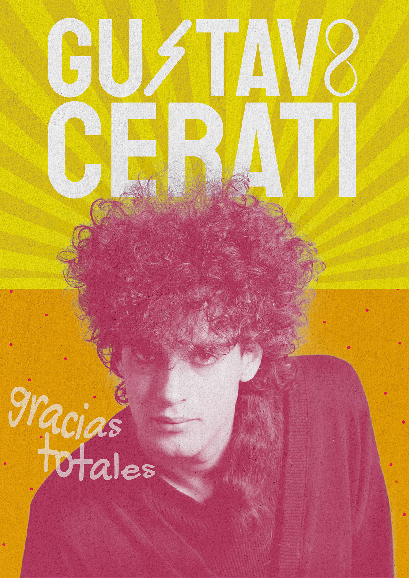 Gustavo Cerati soda stereo rock Rock Nacional Rock argentino design photoshop poster ROck Poster cerati