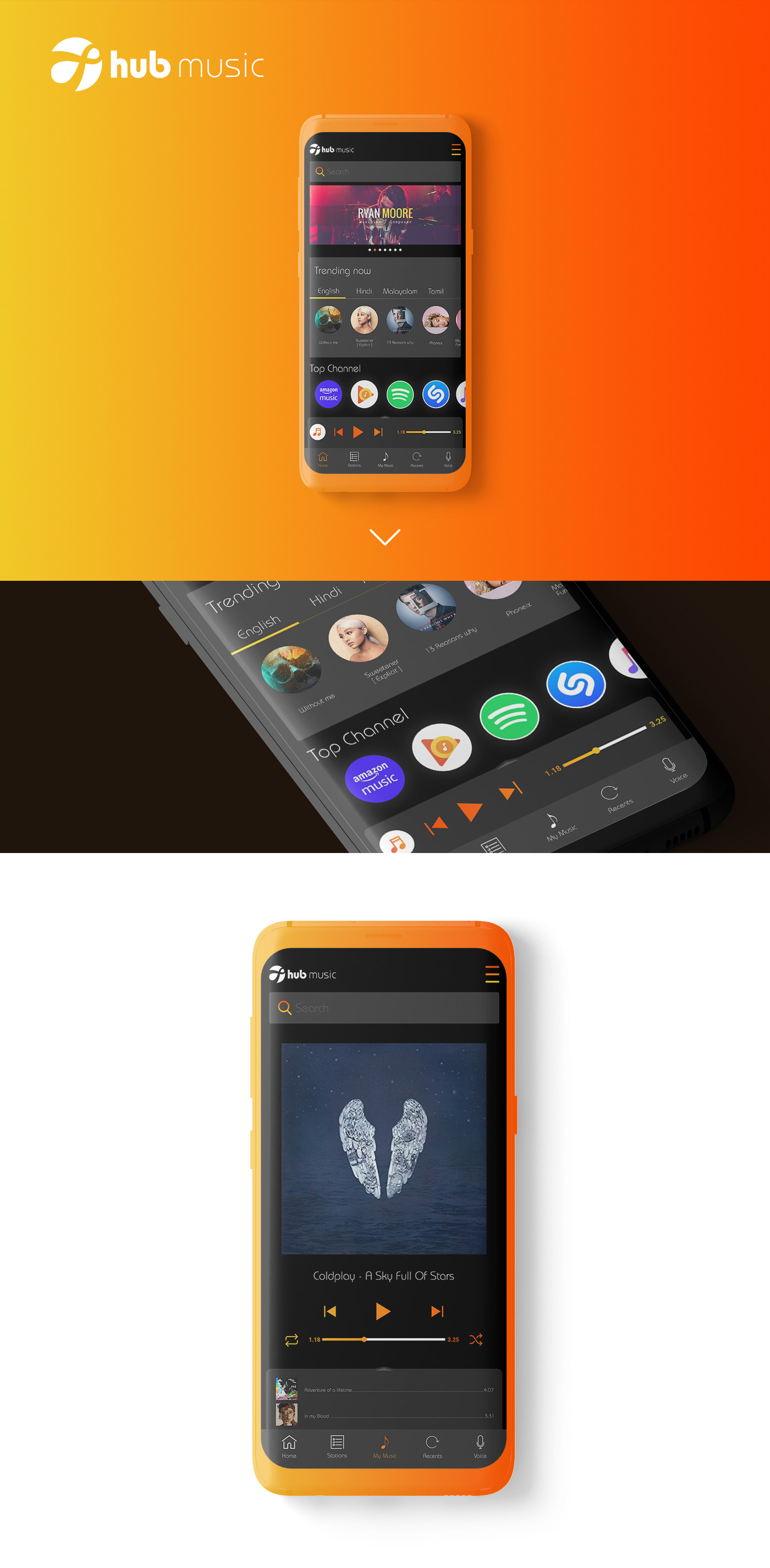 UI ux UI/UX design app video music Chat social color
