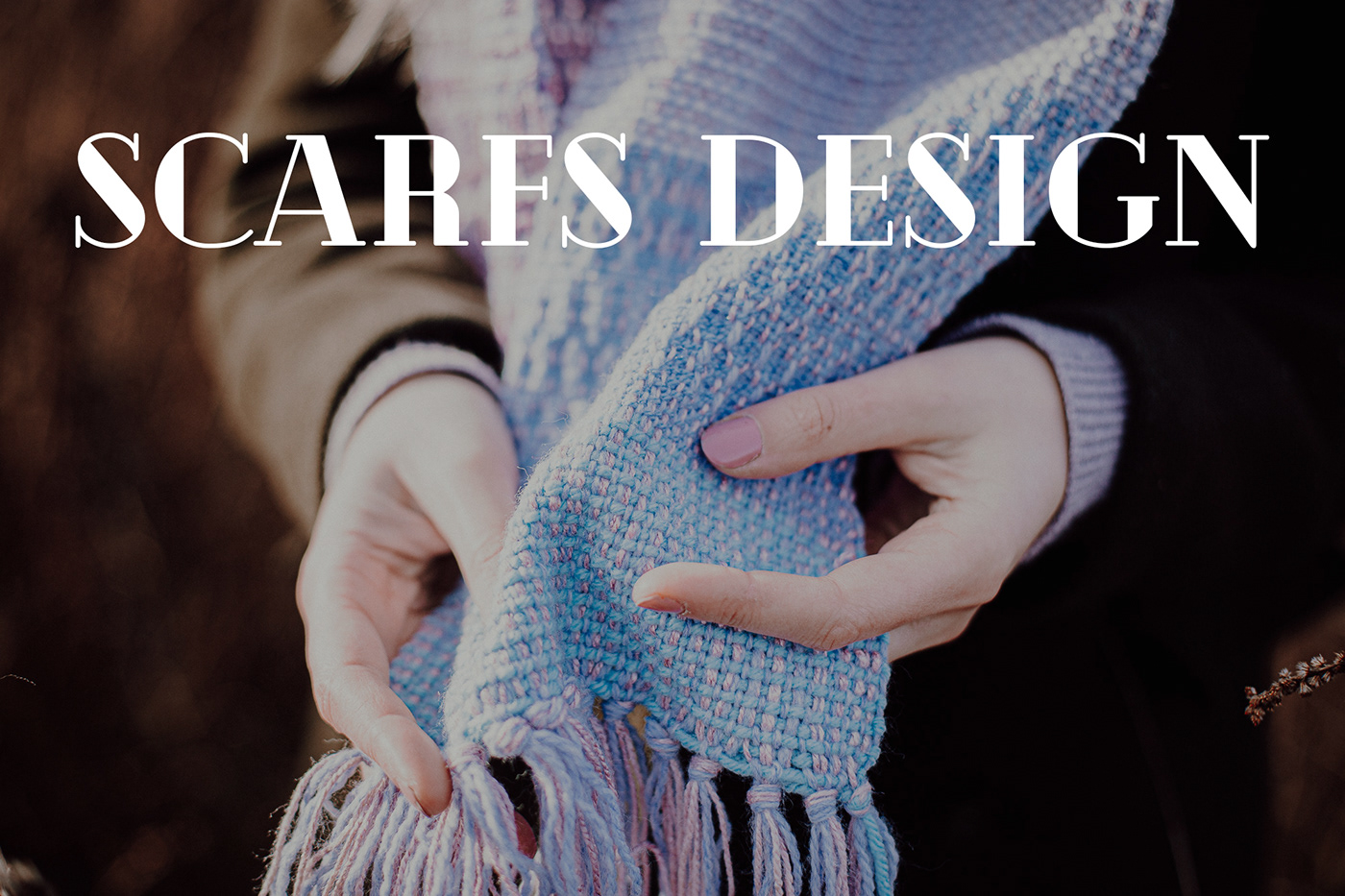Fashion  handmade kromskiandsons loom pattern patterndesign scarf taxtiledesign textile weaving