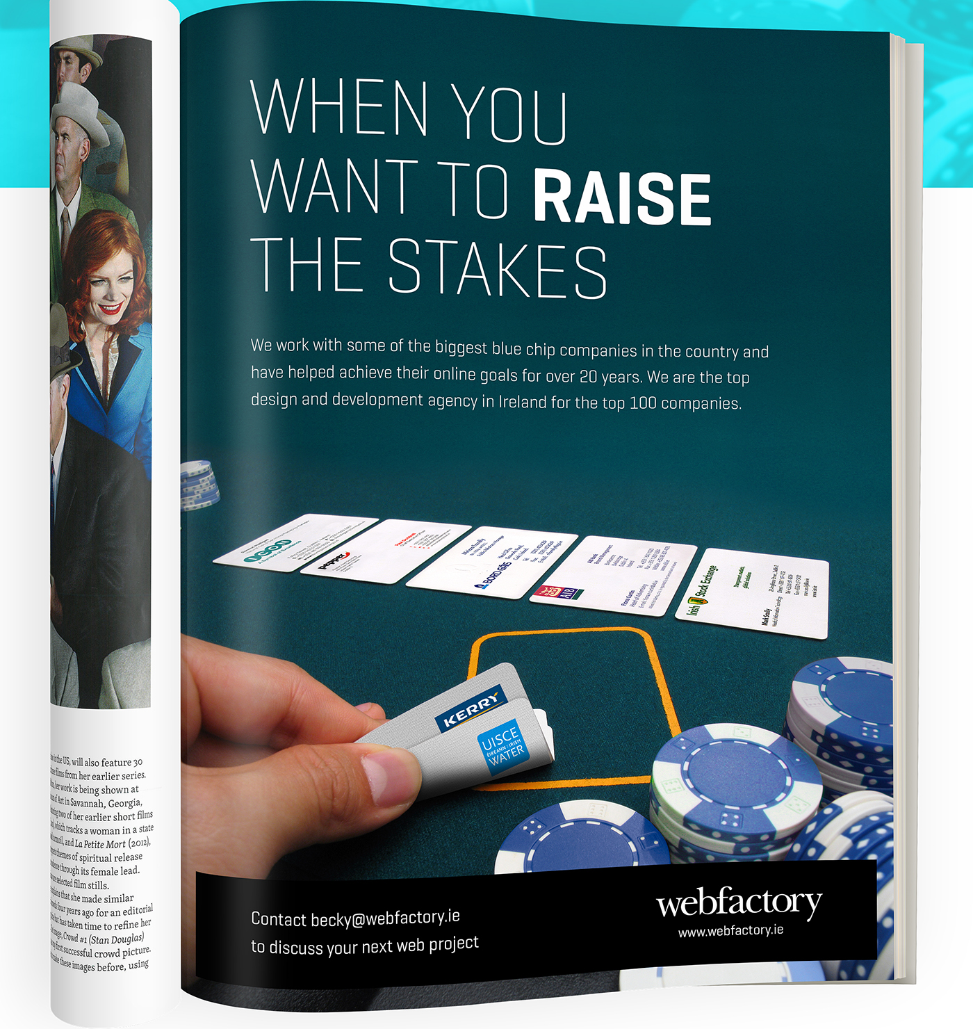 Webfactory ad magazine