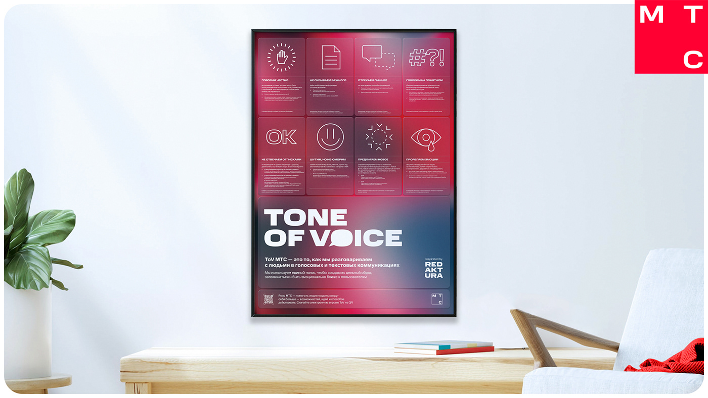 tone of voice MTS МТС Poster Design poster design ux