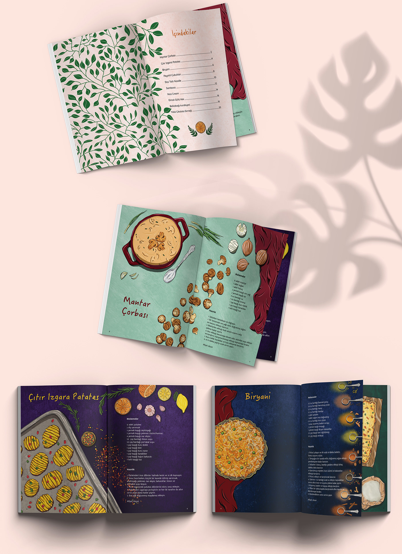Food  book cover cookbook recipe book food illustration Procreate digital illustration adobe illustrator Advertising  Graphic Designer