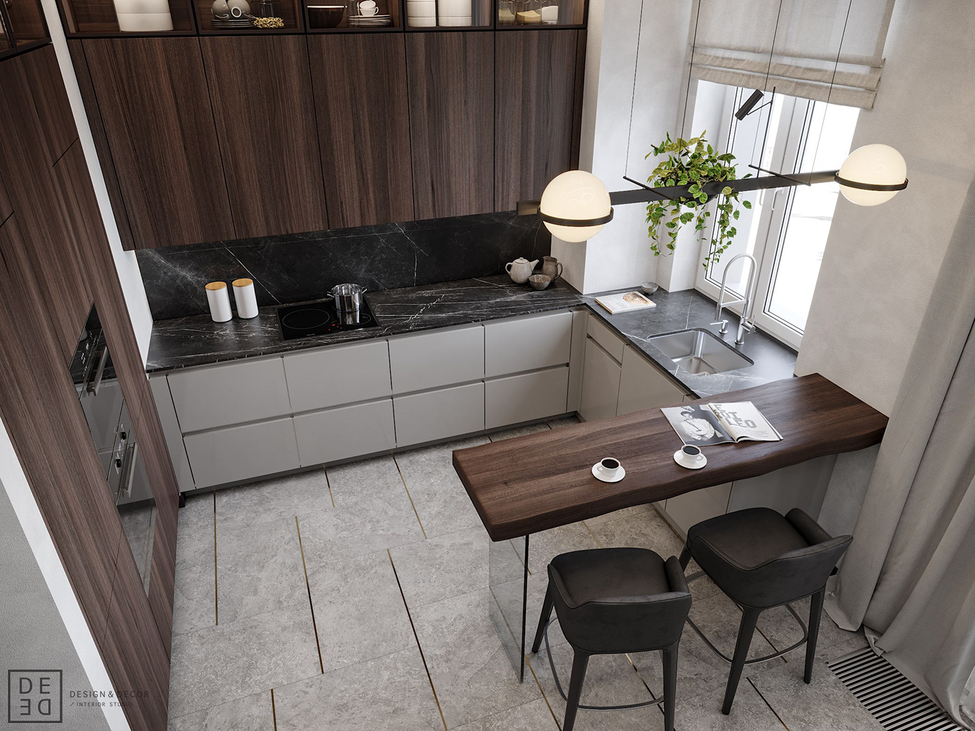 Interior design interiordesign Minimalism modern DE&DE Interior Studio designer corona render 3ds max architecture
