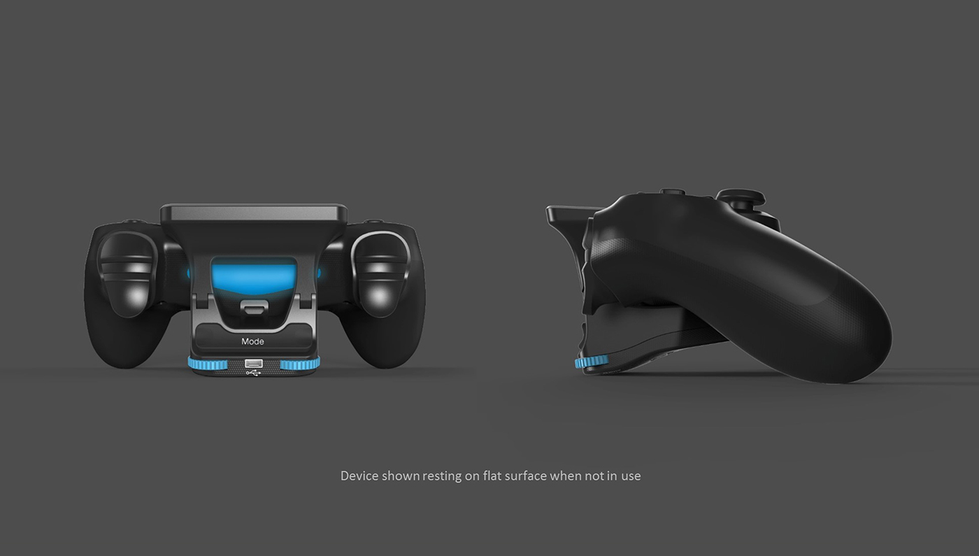 industrial design  playstation Ps4 controller Gaming ux UI