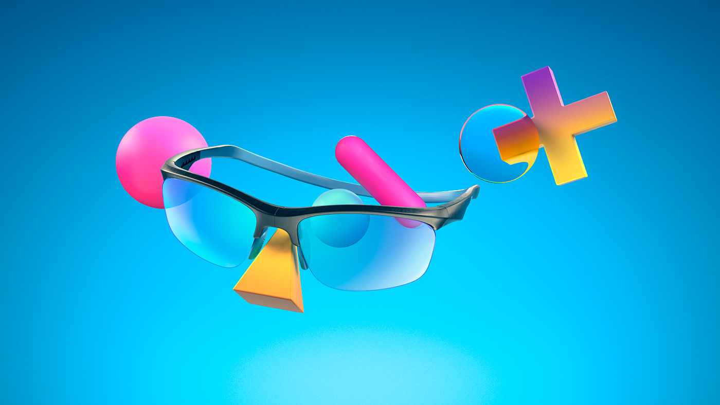 bubble colors fresh glass motion sport Sunglasses