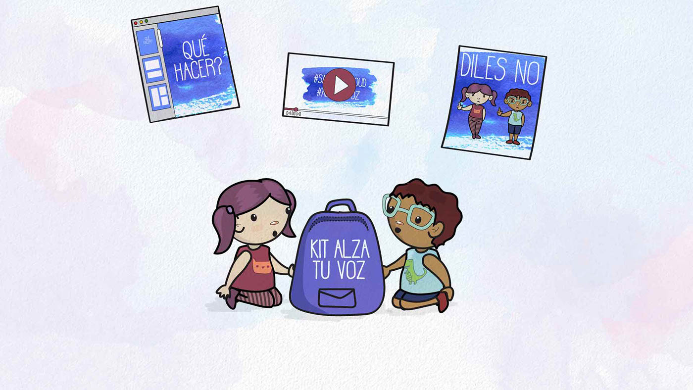 abuse children kids campaign support gofundme ILLUSTRATION  animated video 2D world
