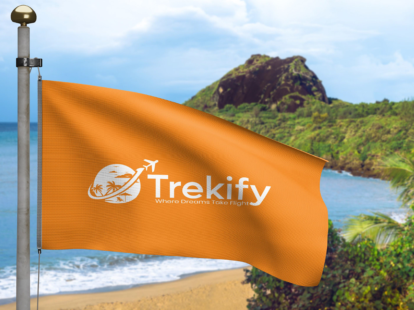 Trekify Traveling Logo Design And Branding 