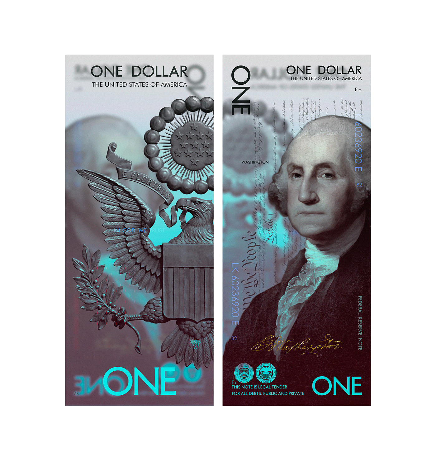 usa money banknotes currency industrial design  motion dollar graphic design  identity the new us dollar