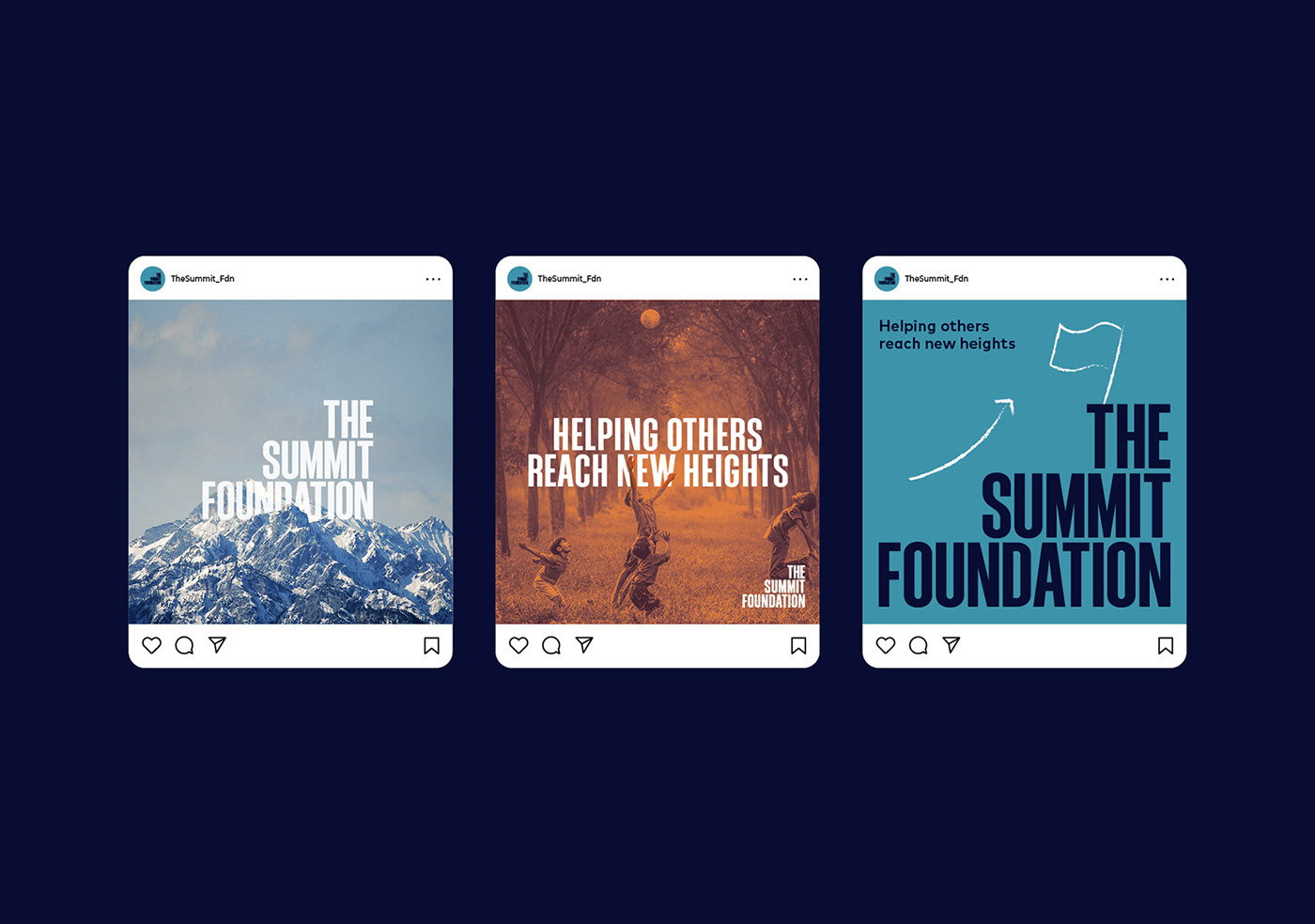 identity logo branding  summit foundation spotify podcast